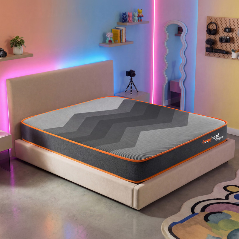 Sleepyhead Original Designed by Duroflex - 3 Layered BodyIQ Orthopedic Memory Foam 5 inch Double High Density (HD) Foam Mattress