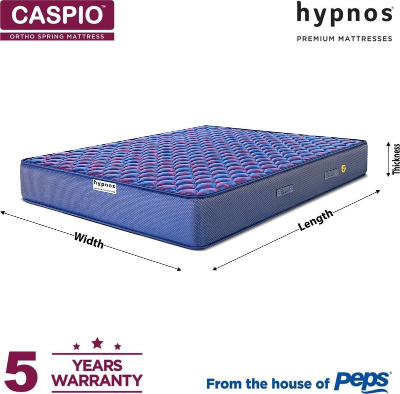 Hypnos Caspio Orthopedic 6 inch Double Bonnell Spring Mattress (72x48 - Image 4