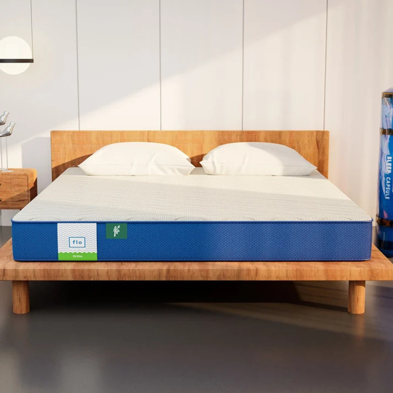 FLO Ortho 4 inch King PU Foam Mattress (L x W: 84 inch x 72 inch)