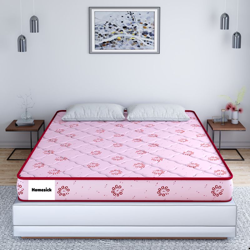 Homesick Ambrose Dual Comfort - Soft & Hard 4 inch Double High Density (HD) Foam Mattress (L x W: 72 inch x 48 inch) - Image 2
