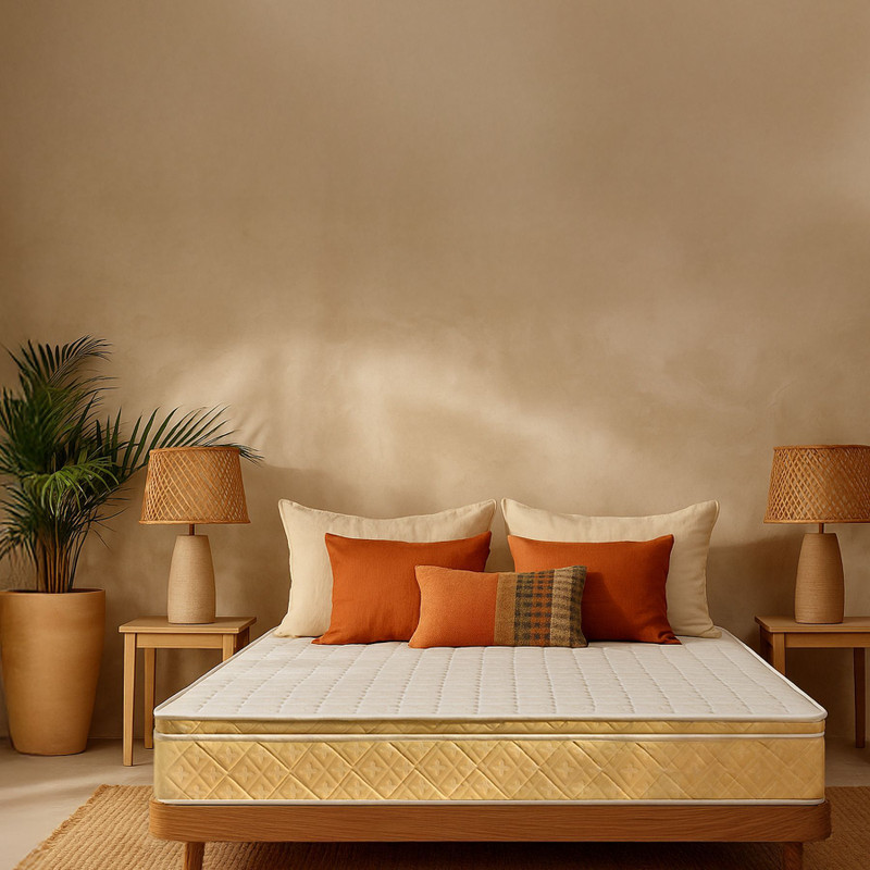 KURLON Supernova,3 Zone Pocket Spring, Memory Foam Quilted, Euro-top Finish, Acuprofile 6 inch Queen Pocket Spring Mattress L x W: 78 inch x 60 inch