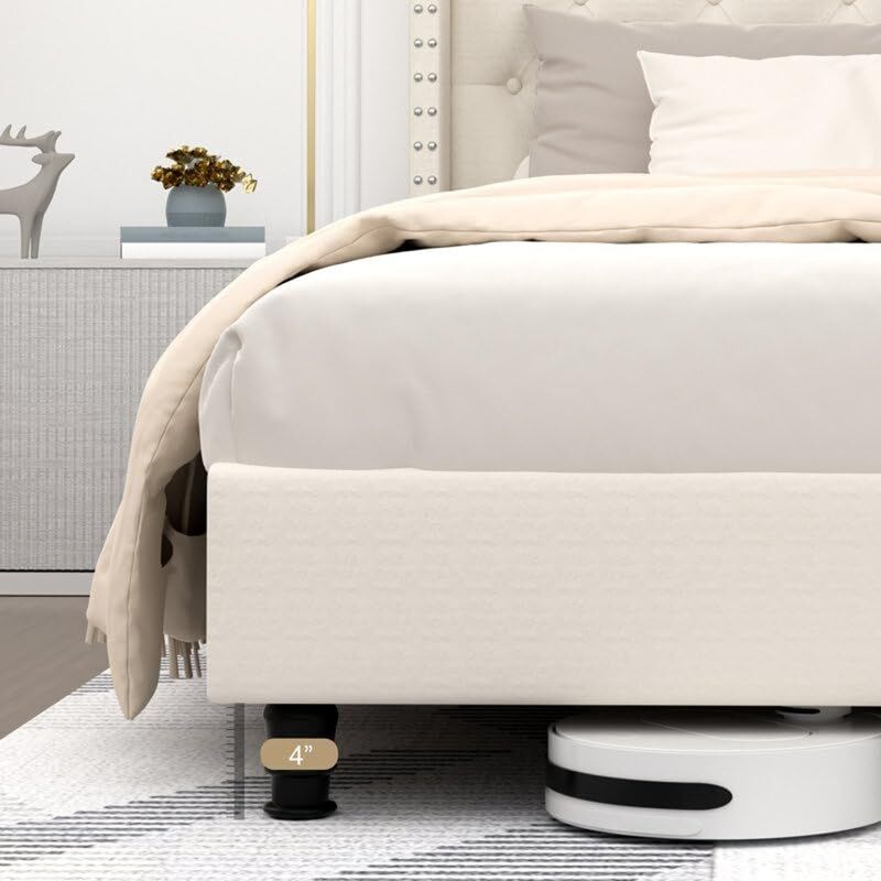Taskwood Furniture Taskwood Fabric King Size Bed - Image 6