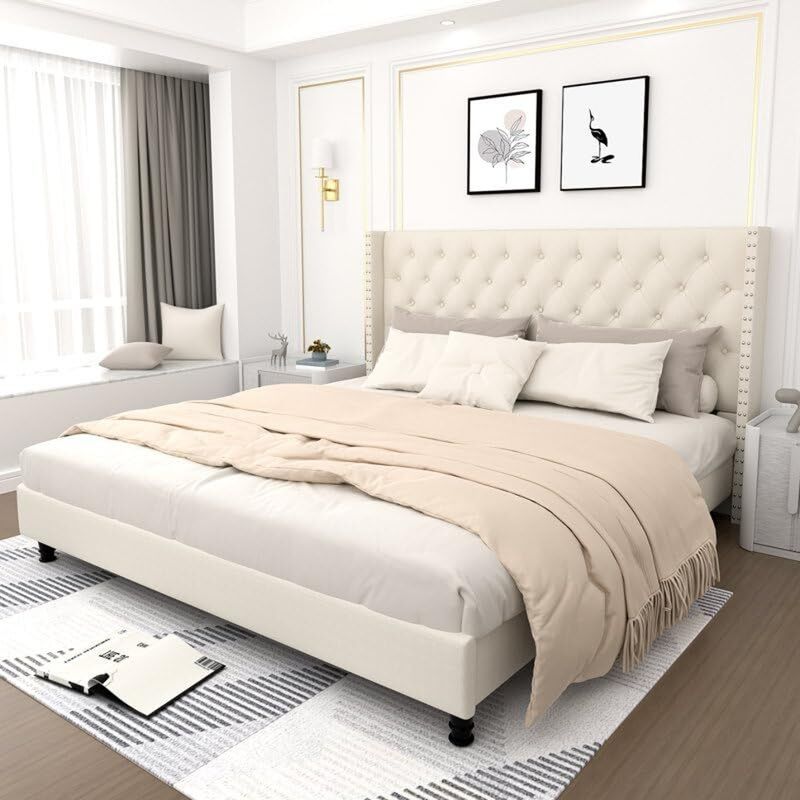 Taskwood Furniture Taskwood Fabric King Size Bed - Image 3