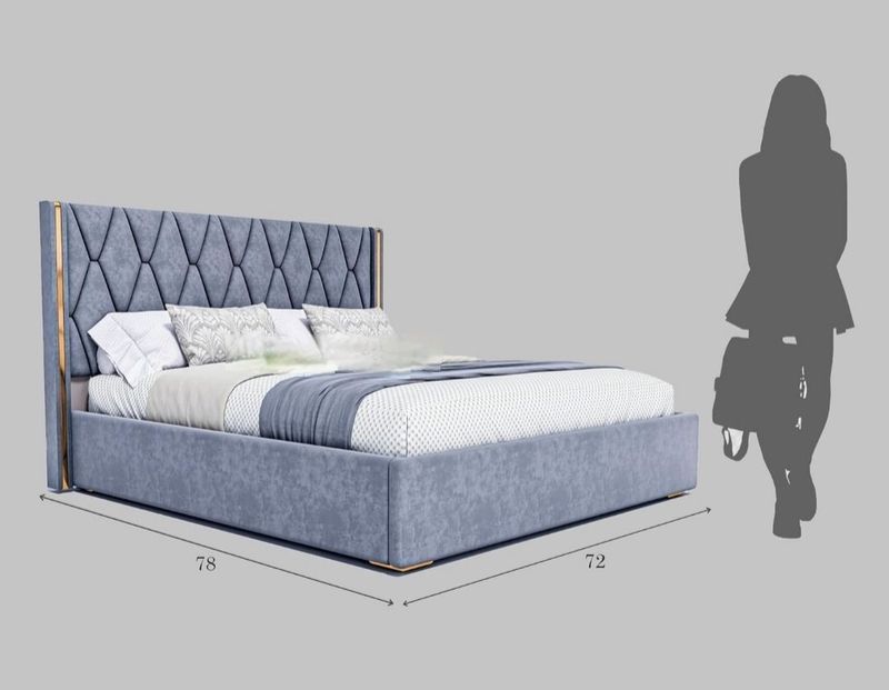 Green furniture King Hydraulic Bed 198x182cm - Image 4