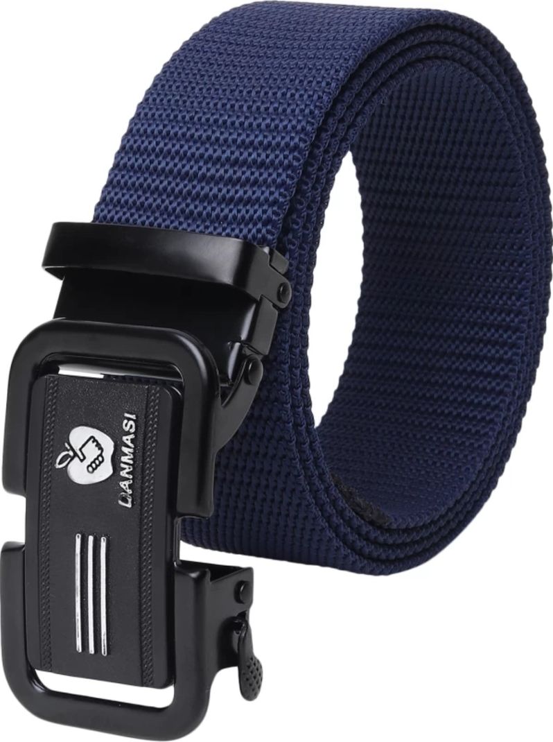 ShopGlobal Men Casual, Evening, Formal, Party Blue Nylon Belt