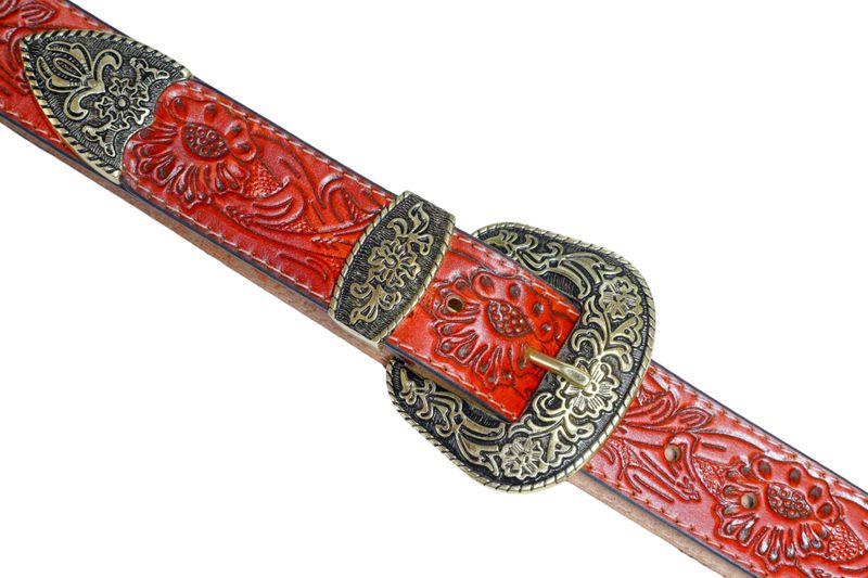 BeltsCreation Red Leather Belt - Image 4
