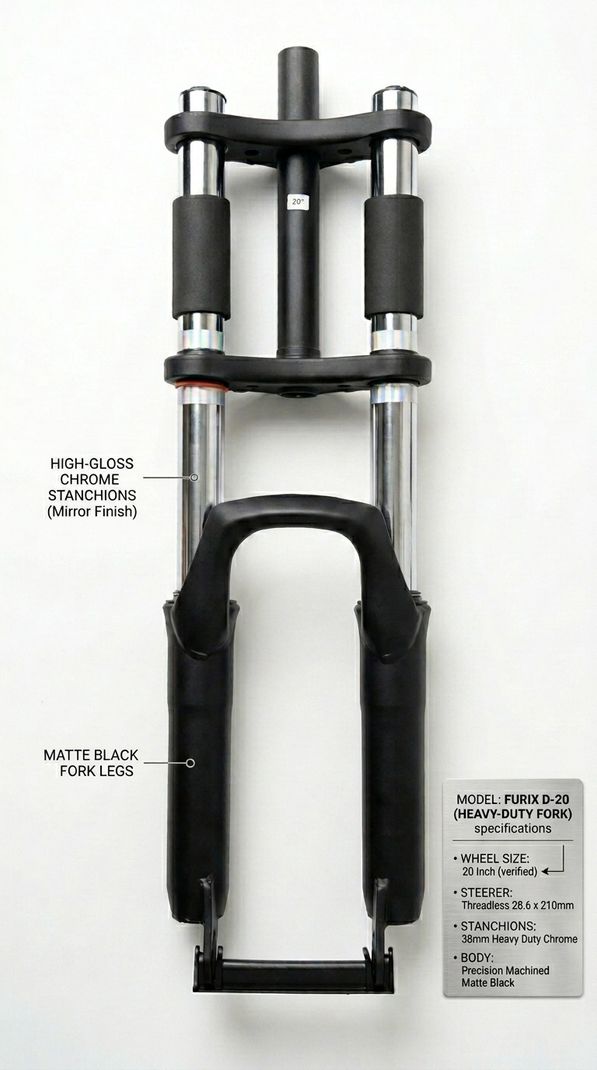 Furix Double Crown Suspension Fork for 20 - Image 2