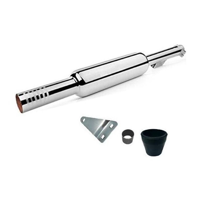 WORDZ Chrome Mini Punjab Exhaust Silencer - Image 2