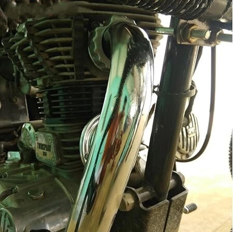 RV VRINDA Royal Enfield Classic 350 Exhaust System - Image 5