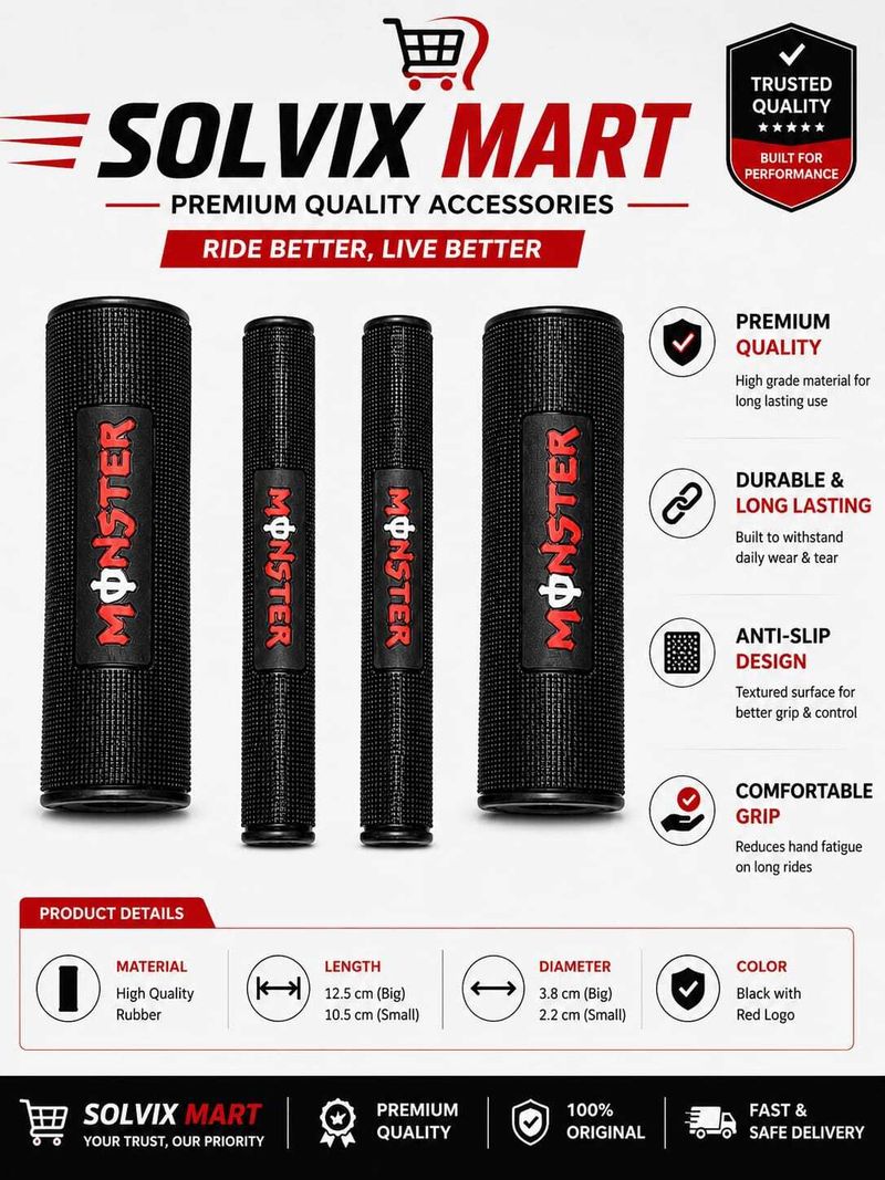 SOLVIX MART MO-01 Universal Bike Handle Bar Grip - Image 6