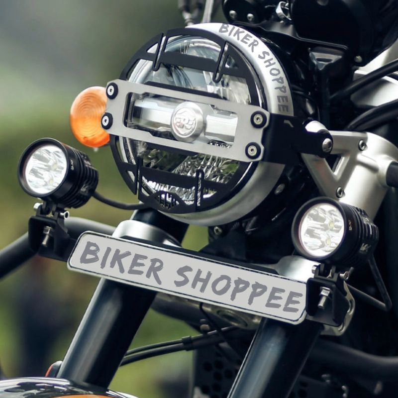 BIKER SHOPPEE Super Meteor 650 Fog Light Mount Set - Image 4