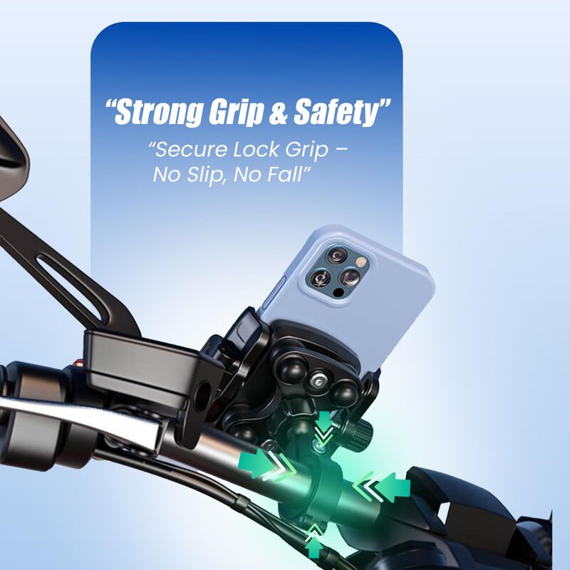 Moto Genius Anti-Vibration 360° Rotating Bike Phone Holder - Image 6