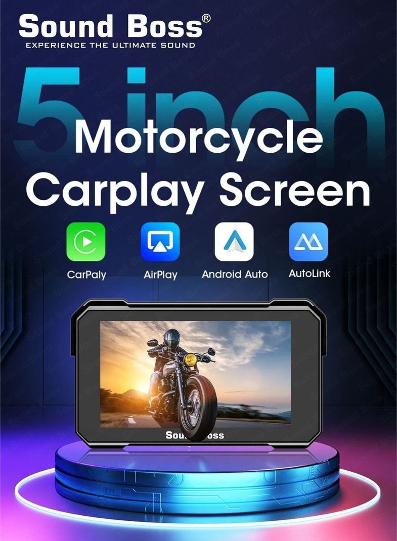 Sound Boss 5 Inch Smart Screen Wireless CarPlay & Android Auto - Image 3