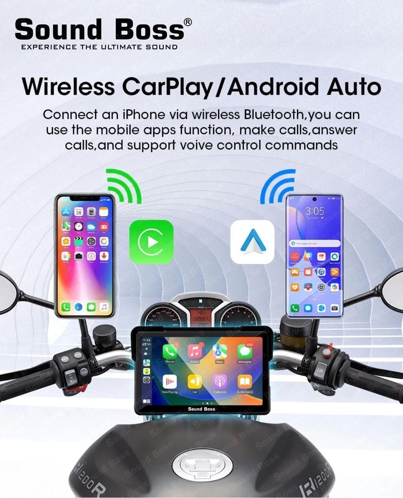 Sound Boss 5 Inch Smart Screen Wireless CarPlay & Android Auto - Image 5