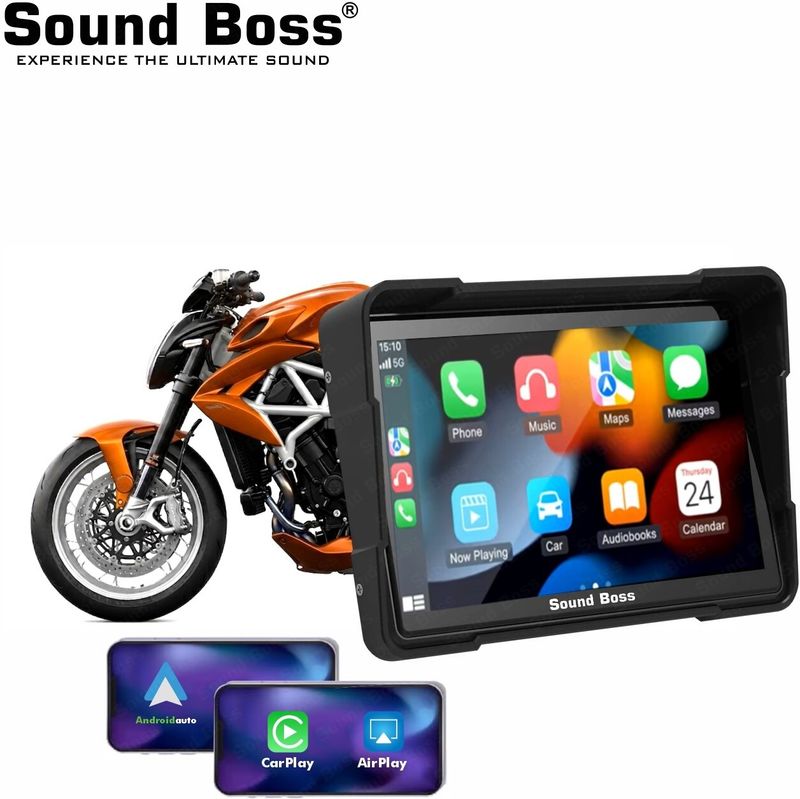 Sound Boss 5 Inch Smart Screen Wireless CarPlay & Android Auto - Image 2