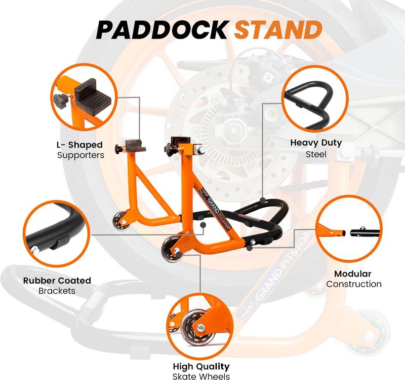 GrandPitstop PSD01BO Bike Floor Stand - Image 4