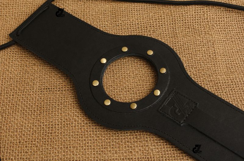 G-GANRAZO Leather Motorcycle Tank Strap with Pouch - Image 5
