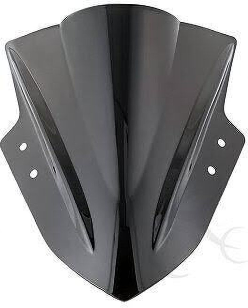 Am Auto Ninja 300 Black Bike Windshield