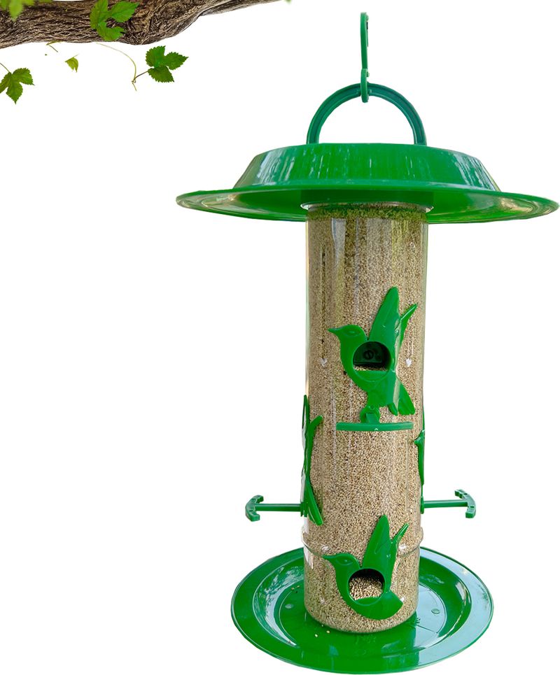 AMIJIVDAYA Large Window Bird Feeder with Hut - Image 6