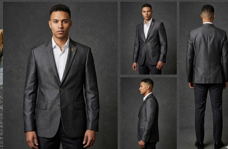 SHANVI ENTERPRISES Solid Single Breasted Festive & Wedding Men Blazer deal from flipkart