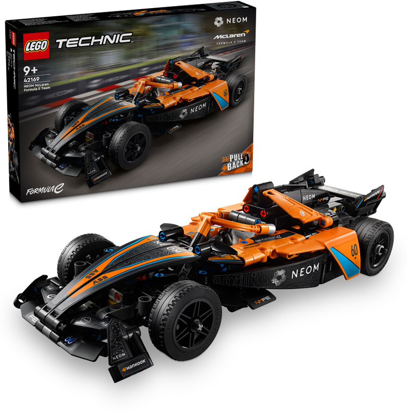 lego technic neom mclaren formula e race car 42169 452 pieces