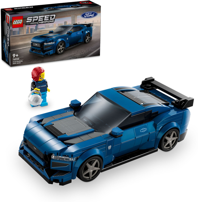 lego speed champions ford mustang dark horse sports car 76920 344 pieces