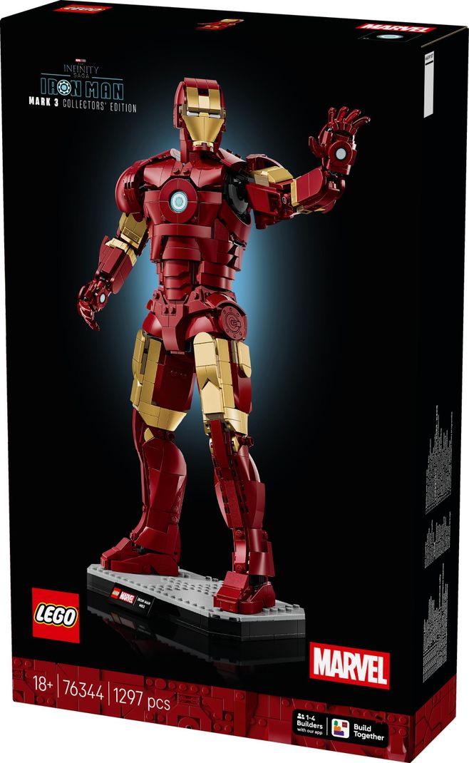 LEGO Marvel Iron Man Mark 3 Collectors Edition 76344 (Multicolor) - Image 6