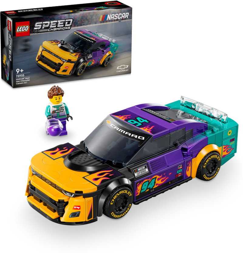 LEGO Speed Champions NASCAR Next Gen Chevrolet Camaro ZL1 76935 (328 Pieces) Multicolor