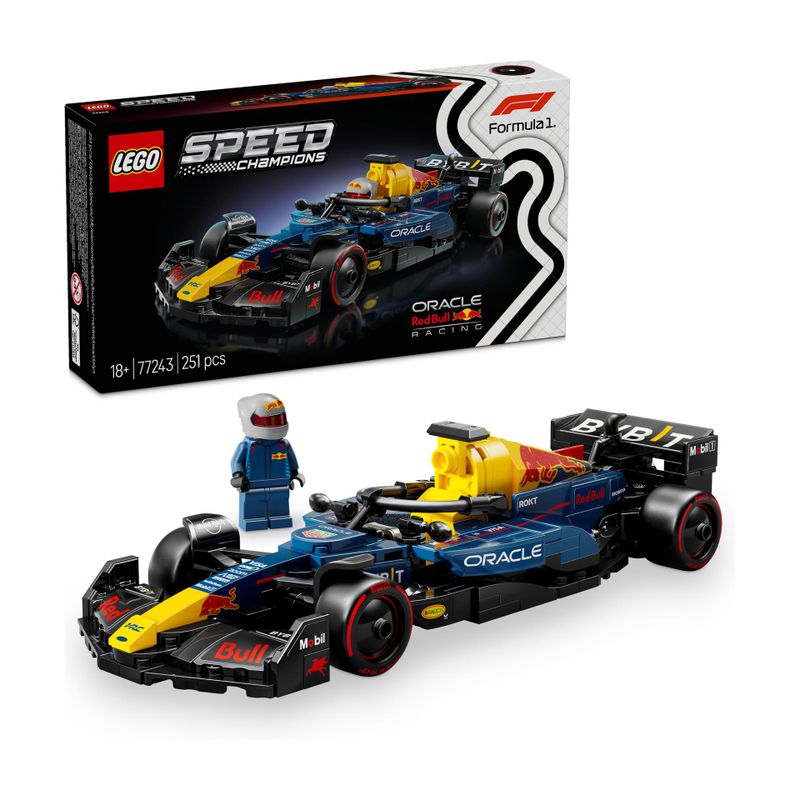LEGO Speed Champions Oracle Red Bull Racing RB20 F1 Race Car Vehicle Set 77243 (Multicolor)