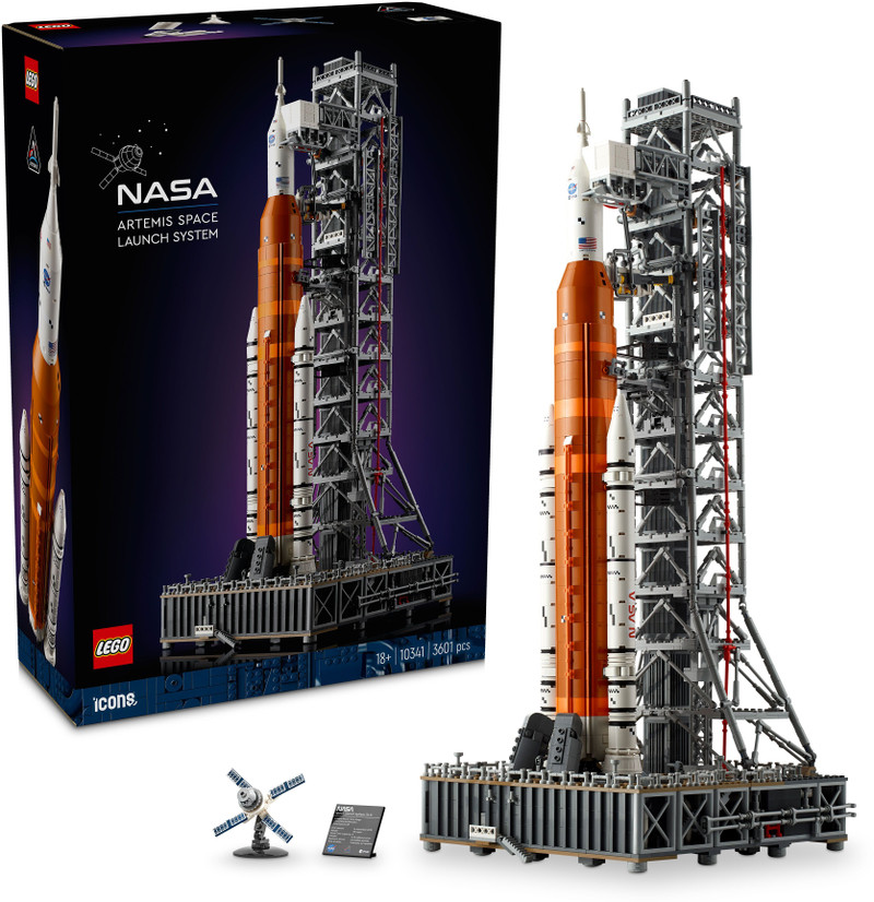 lego icons nasa artemis space launch system 10341 3601 pieces