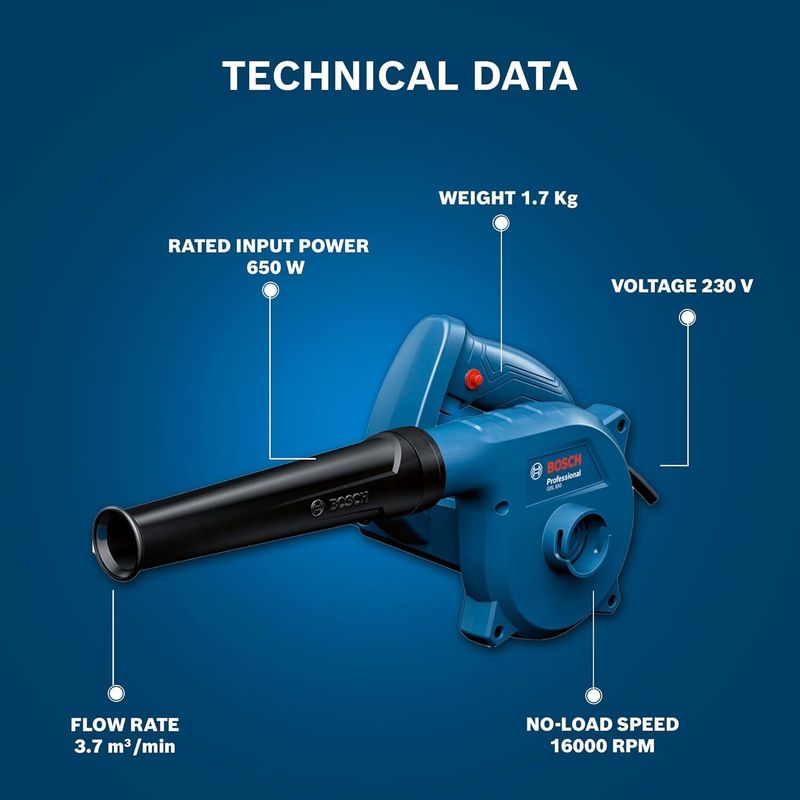 Bosch Radial Dust Extraction Blower (Corded) - Image 6