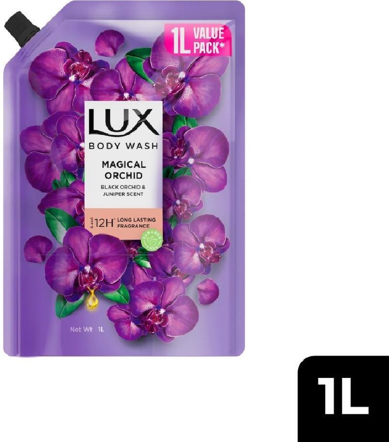 LUX Black Orchid & Juniper Oil Bodywash, 1 L - Image 2