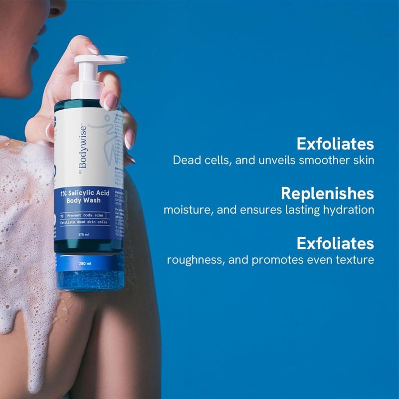 Be Bodywise 1% Salicylic Acid Exfoliating Body Wash 250 ml - Image 6