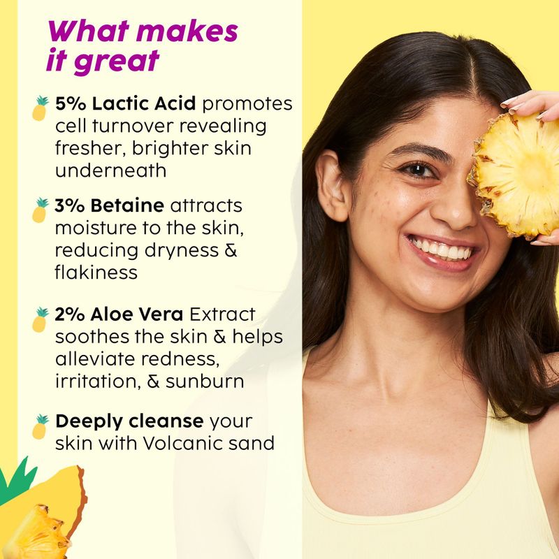 The Plant Fix Plix Pineapple 5% Lactic Acid Body Wash - Image 5