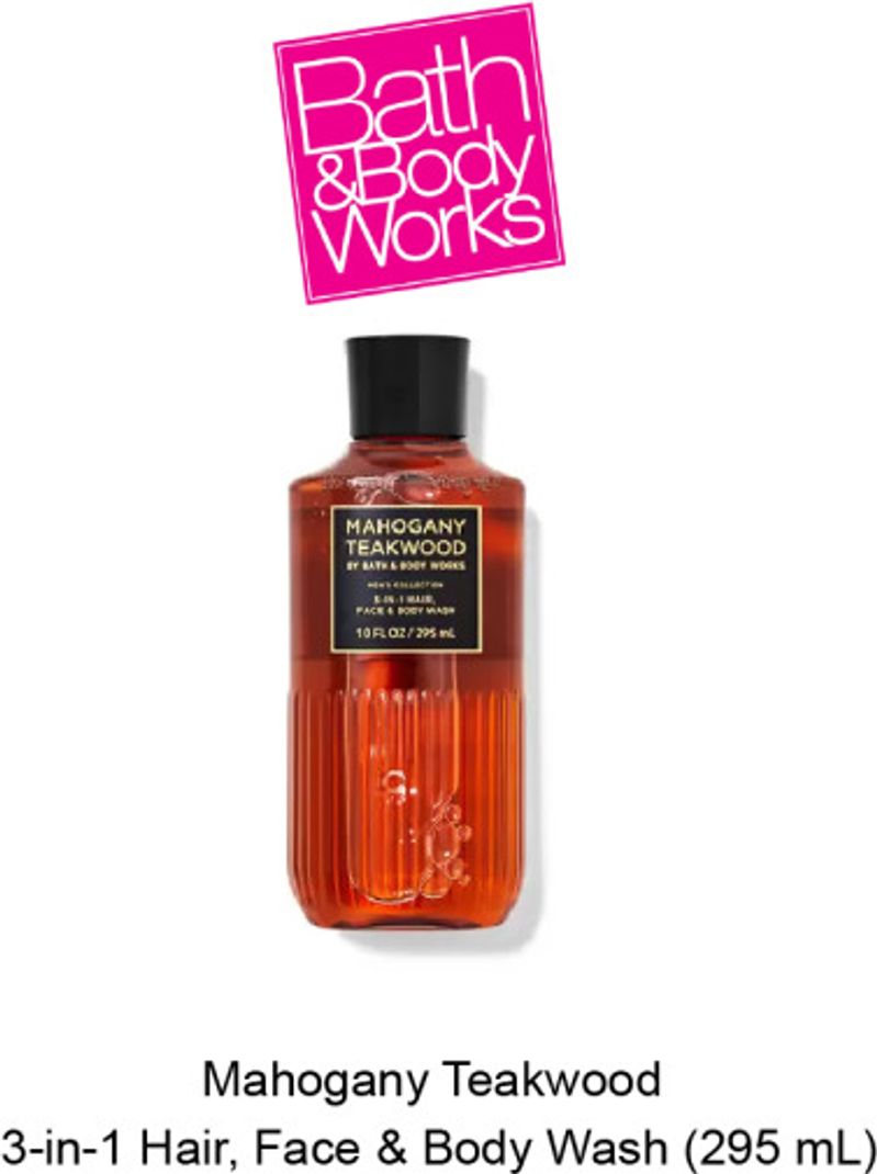 BATH & BODY WORKS Mahogany Teakwood 3-in-1 Wash 295 ml - Image 2