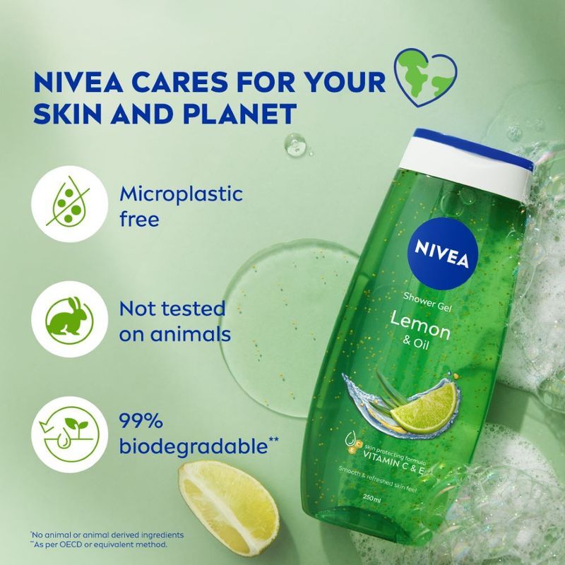 NIVEA Water Lily Lemon Frangipani Body Wash - Image 5