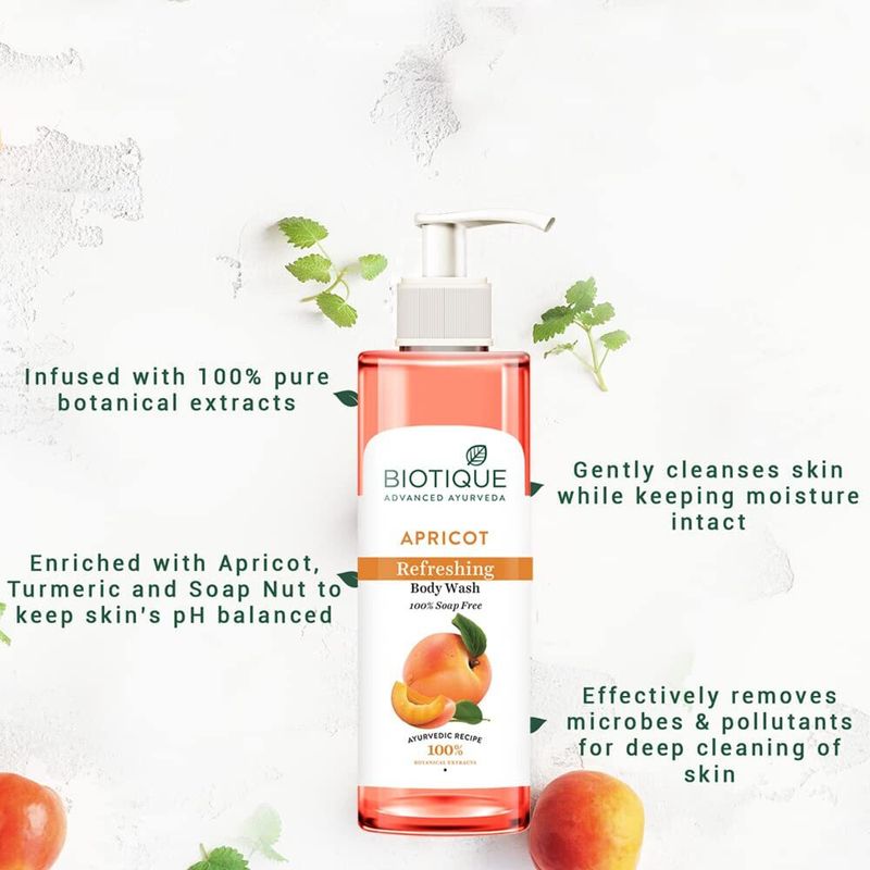 BIOTIQUE APRICOT Body Wash 200 ml - Image 4