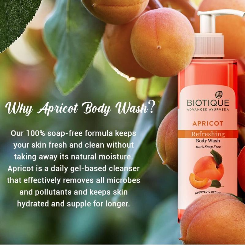 BIOTIQUE APRICOT Body Wash 200 ml - Image 6