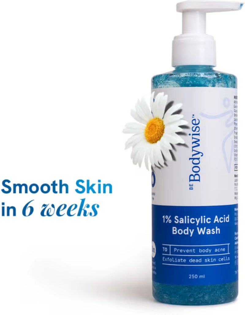 Be Bodywise 1% Salicylic Acid Exfoliating Body Wash 250 ml - Image 2