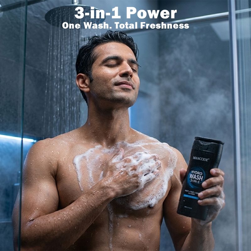 MANCODE Hydro Wash 3-in-1 Body Wash - Image 4