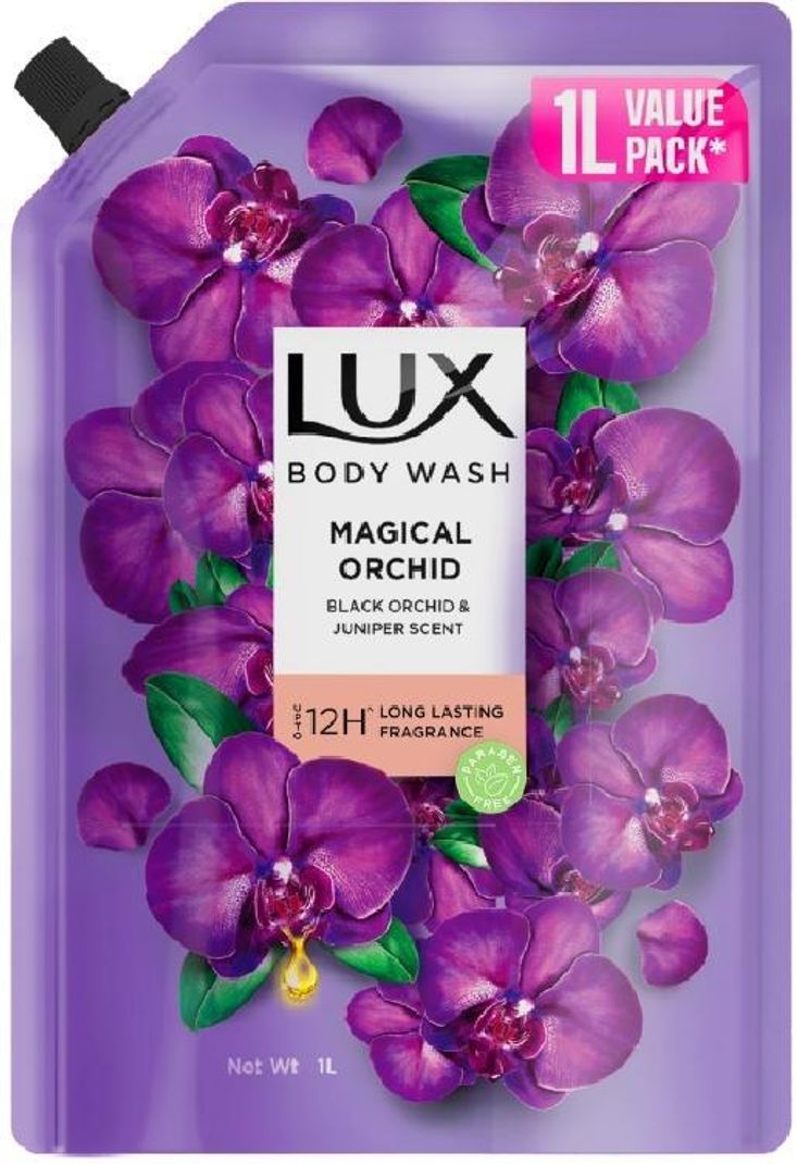 LUX Black Orchid & Juniper Oil Bodywash, 1 L - Image 3