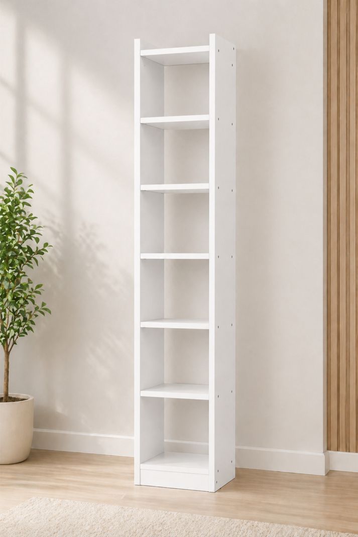 EW 7-Tier Wooden Bookshelf 33x24x182cm - Image 3