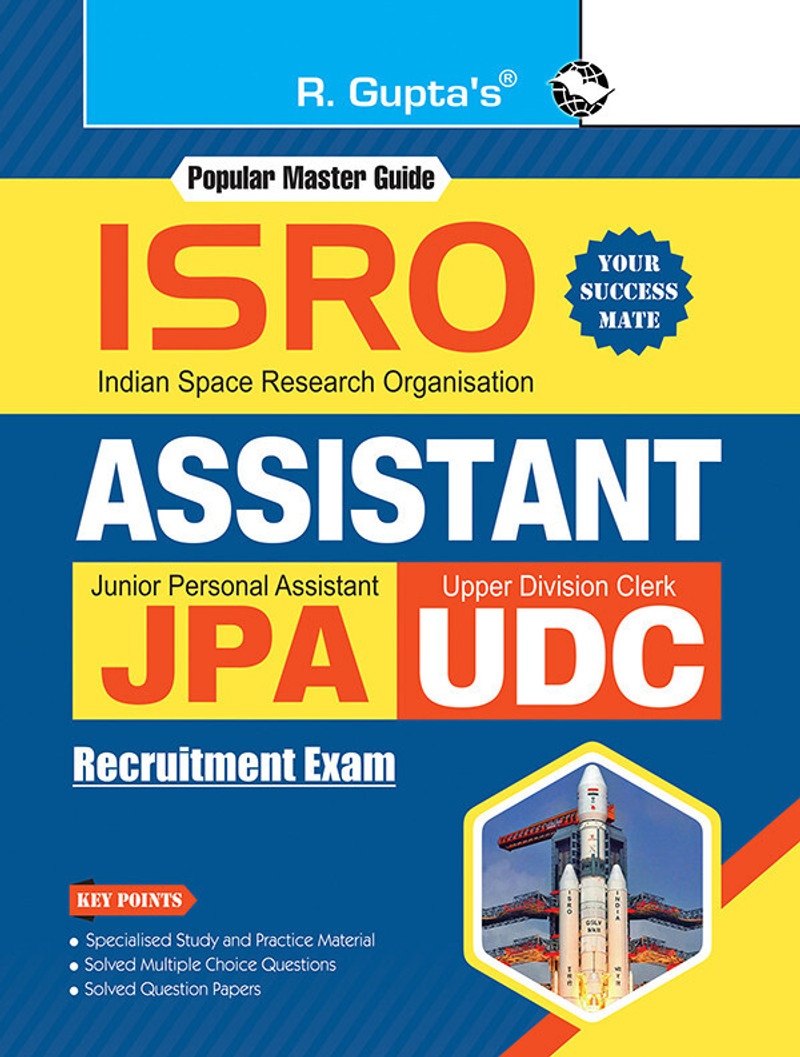 Ramesh Publishing House ISRO: Assistant, Jr. Personal Assistant and Upper Division Clerk Recruitment Exam Guide (English, Paperback, RPH Editorial Boa