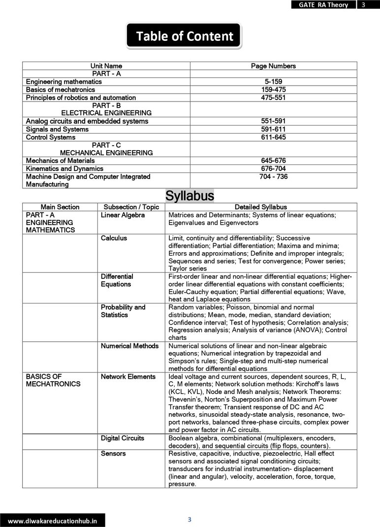 DIWAKAR EDUCATION HUB GATE Robotics & Automation Theory Book 2027 - Image 4