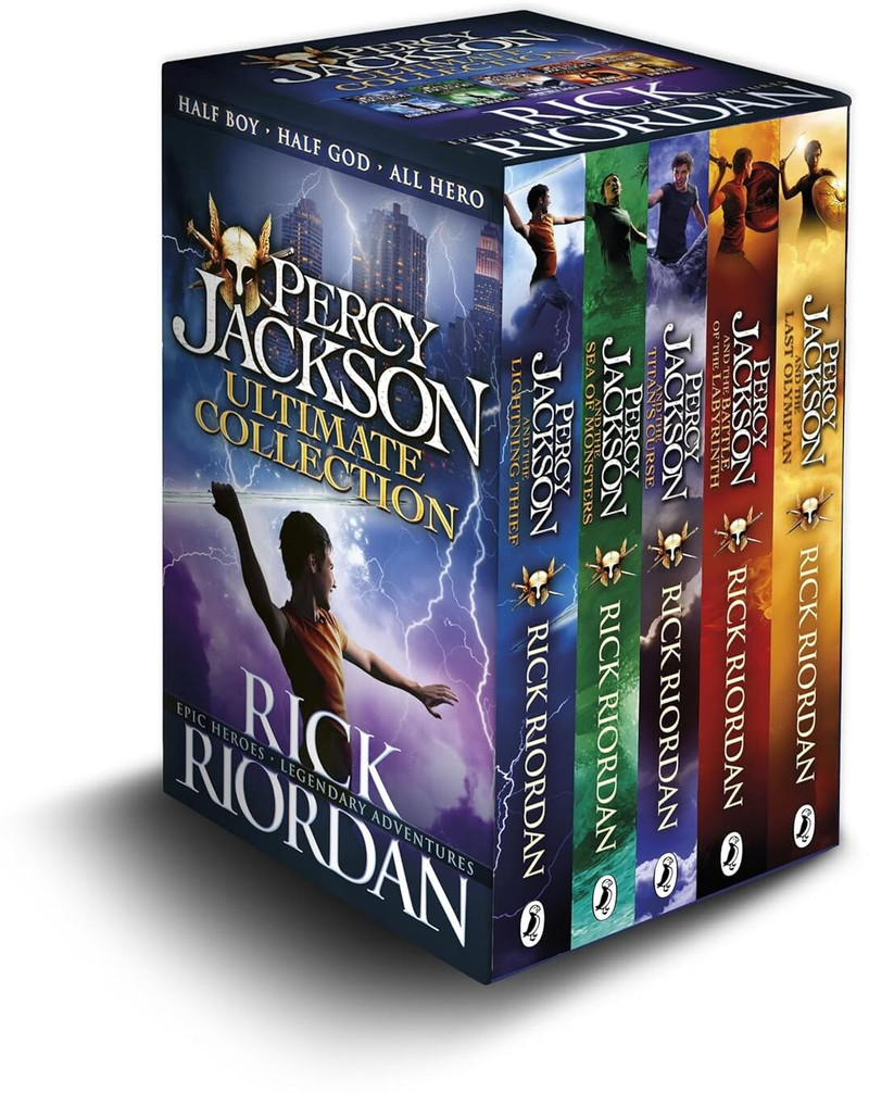 Percy jackson: Complete Series (1-5 BOOKSET) Paperback, Rick Riordan