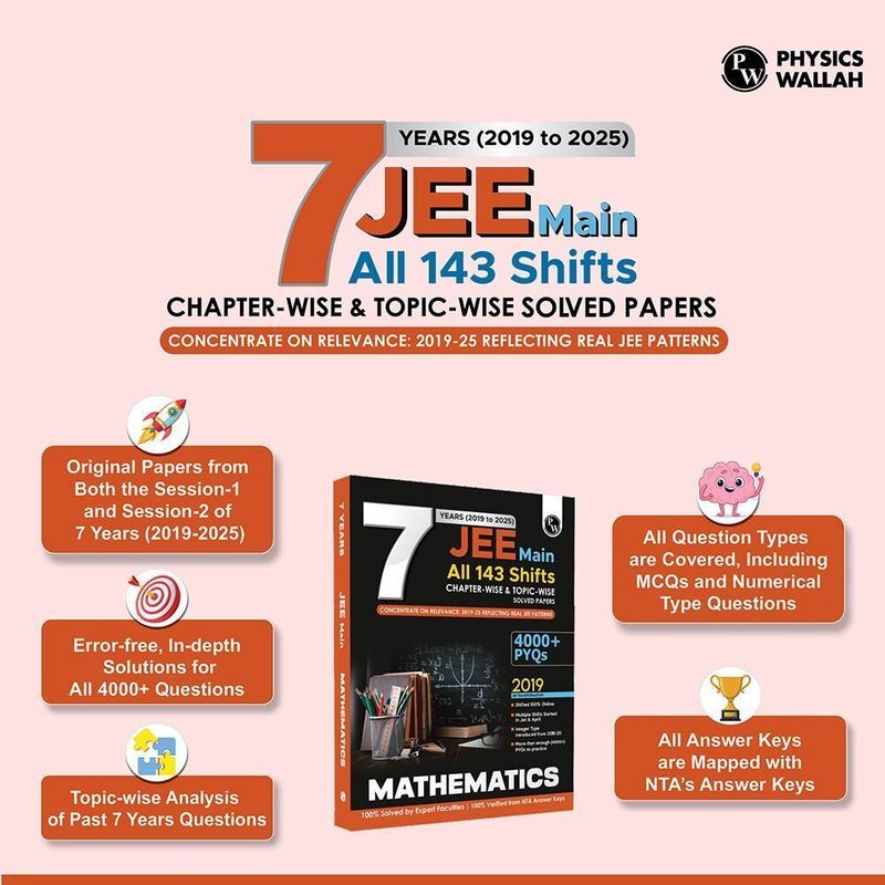 Physics Wallah Private Limited Physics Wallah JEE Main 7 Years Solved - Image 3