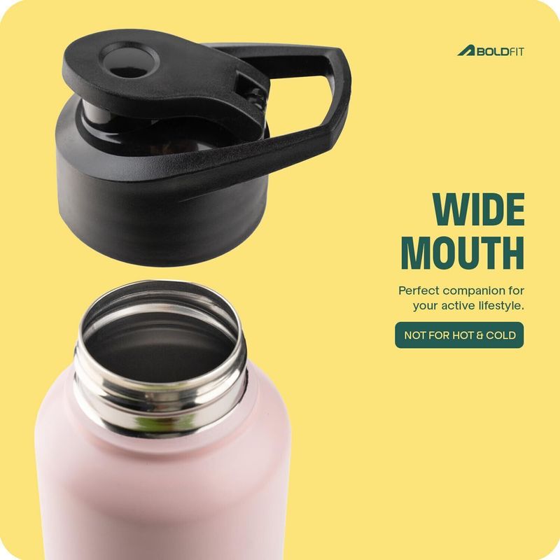 BOLDFIT 1000 ml Steel Sipper Water Bottle - Image 4