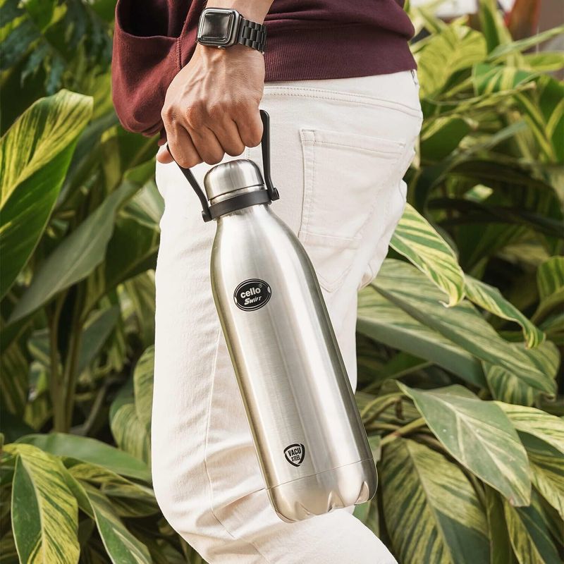 Cello 24 hr Hot & Cold 2000 ml Steel Flask - Image 6