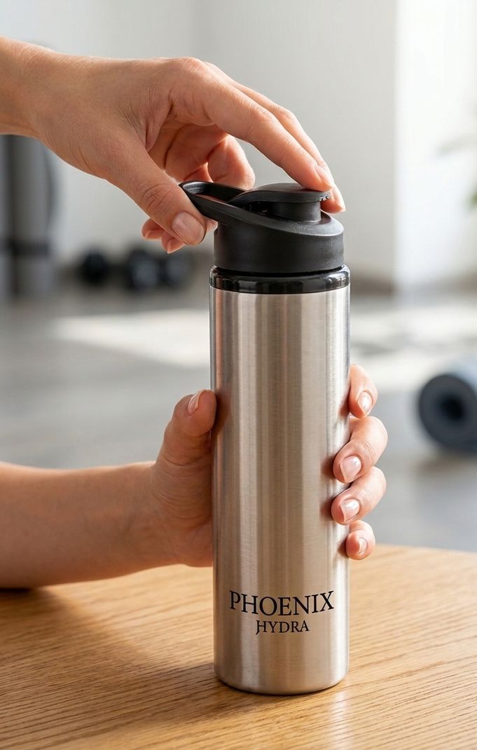Phoenix Hydra 1000 ml Stainless Steel Sipper - Image 3