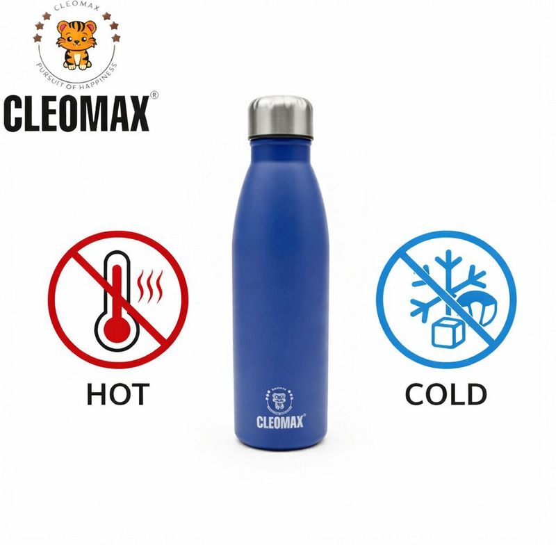 CLEOMAX Stainless Steel Single Wall Water Bottle - Image 6